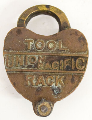 UNION PACIFIC TOOL RACK LOCK