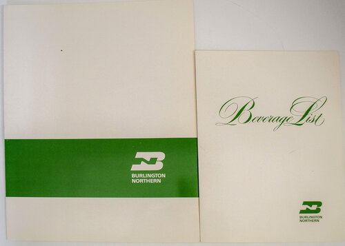 BURLINGTON NORTHERN MENUS