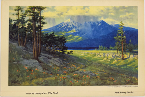 SANTA FE /FRED HARVEY MENU