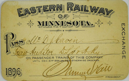 EASTERN RAILWAY OF MINNESOTA PASS