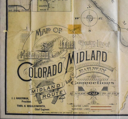 COLORADO MIDLAND MAP