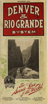 DENVER & RIO GRANDE SYSTEM TIMETABLE