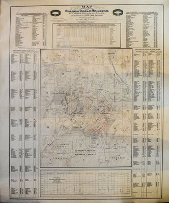 GOLDEN CIRCLE RAILROAD MAP