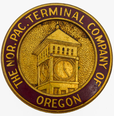 NORTHERN PACIFIC TERMINAL COMPANY OF OREGON BADGE