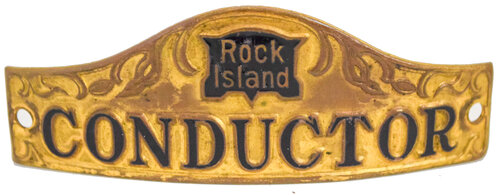 ROCK ISLAND CONDUCTOR BADGE