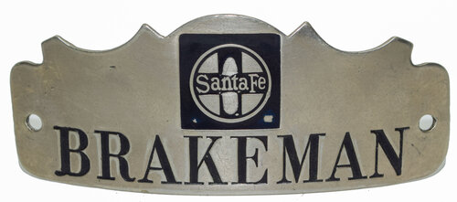 SANTA FE BRAKEMAN BADGE