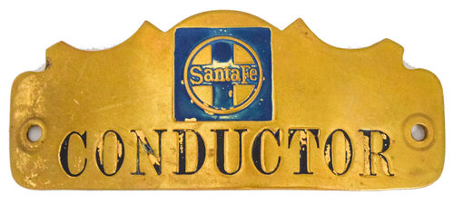 SANTA FE CONDUCTOR BADGE