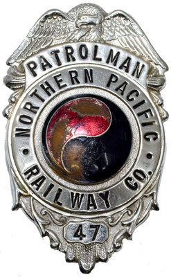 NORTHERN PACIFIC PATROLMAN BADGE