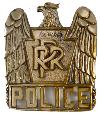 PENNSYLVANIA RAILROAD POLICE BADGE