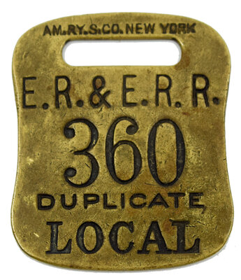 ER&E RR BAGGAGE TAG