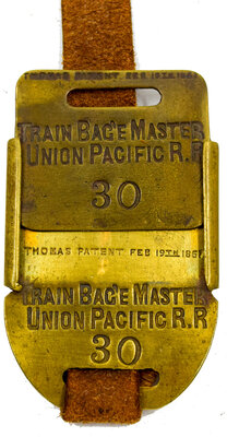 UNION PACIFIC RR BAGGAGE TAGS