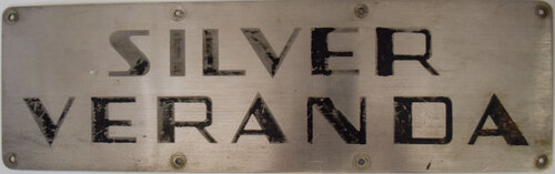 CB&Q RR NAME PLATE