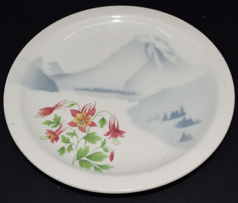 GN MOUNTAINS & FLOWERS DINNER PLATE