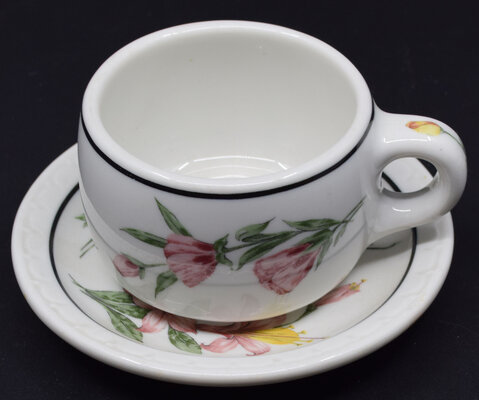 SP PRAIRIE MOUNTAIN WILDFLOWERS CUP & SAUCER