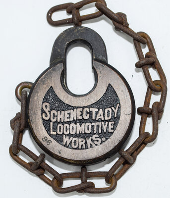 SCHENECTADY LOCOMOTIVE WORKS LOCK