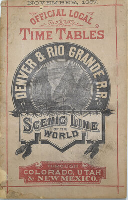 DENVER & RIO GRANDE BOOKLET