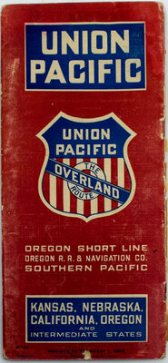 UNION PACIFIC TIMETABLE