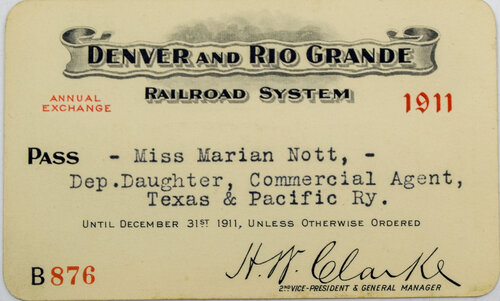 DENVER & RIO GRANDE PASS