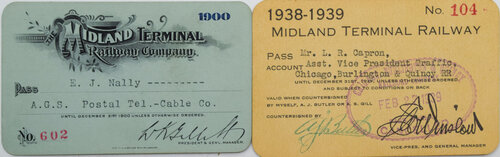 MIDLAND TERMINAL RR CO PASS