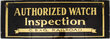 CB&Q WATCH INSPECTION SIGN