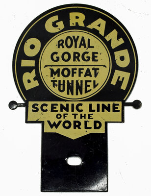 RIO GRANDE LICENSE PLATE EMBLEM