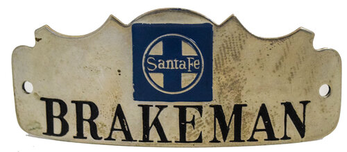 SANTA FE BRAKEMAN BADGE