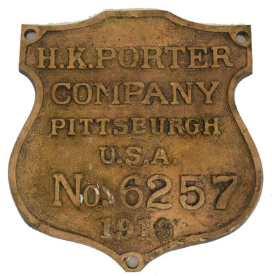 ILLINOIS STEEL COMPANY BUILDERS PLATE