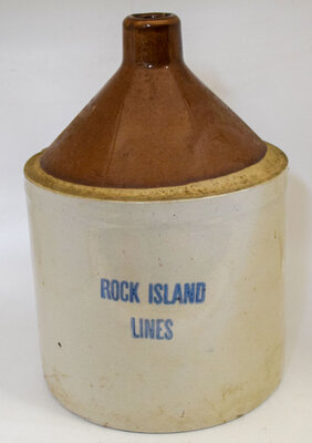 ROCK ISLAND LINES JUG