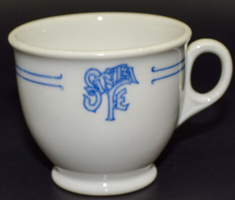 AT&SF BLEEDING BLUE COCOA CUP