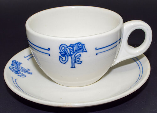 AT&SF COFFEE CUP & SAUCER