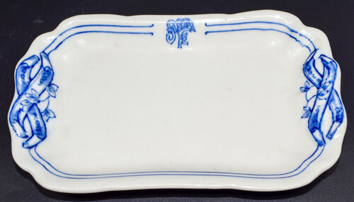 AT&SF BLEEDING BLUE PLATTER