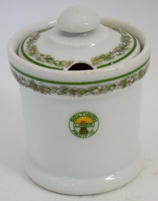 SP SUNSET MUSTARD POT