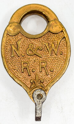 N&W RR LOCK