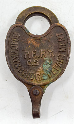 PERY CS 30 ROADWAY & BRIDGE DEPARTMENT LOCK