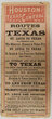 HOUSTON & TEXAS CENTRAL RAILWAY TIMETABLE