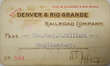 DENVER & RIO GRANDE RR CO PASS