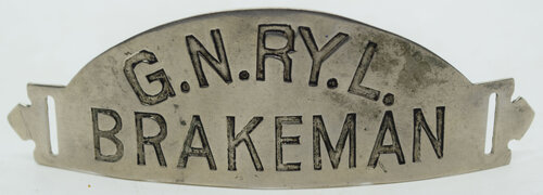 GNRYL BRAKEMAN BADGE