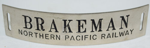 NORTHERN PACIFIC BRAKEMAN BADGE
