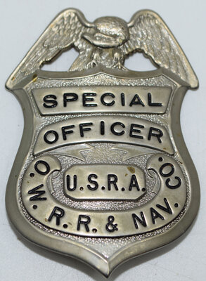OWRR & NAV SPECIAL OFFICER BADGE
