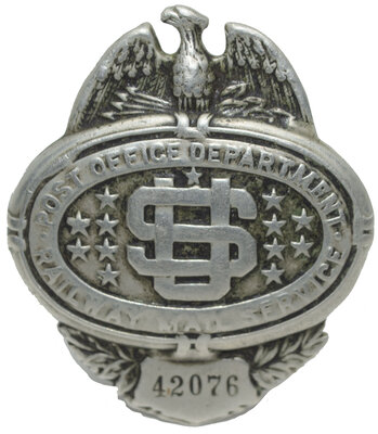 RAILWAY MAIL SERVICE BADGE