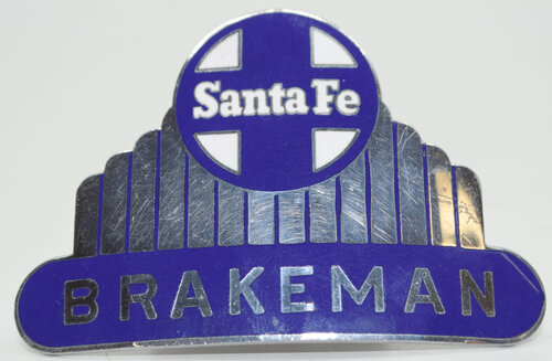 SANTA FE BRAKEMAN CAP BADGE