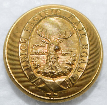 UNION PACIFIC RAILROAD BUTTON