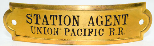 UNION PACIFIC RR STATION AGENT
