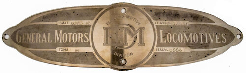 CHICAGO GREAT WESTERN BUILDERS PLATE