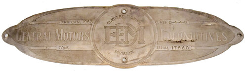 GREAT NORTHERN BUILDERS PLATE