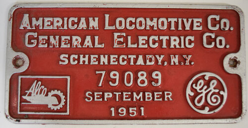 SOUTHERN RAILWAY BUILDERS PLATE