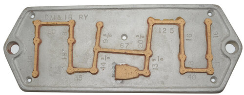 DM&IR RY PLATE