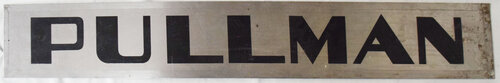 PULLMAN SIGN