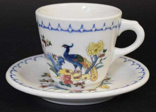 CMSTP&P PEACOCK DEMITASSE SET