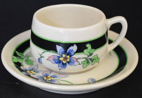 UP COLUMBINE DEMITASSE SET